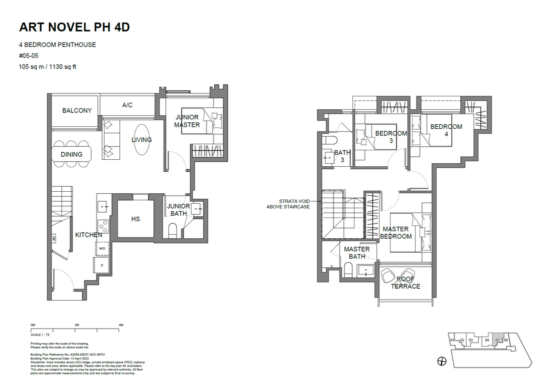 ART NOVEL PH4D floor plan